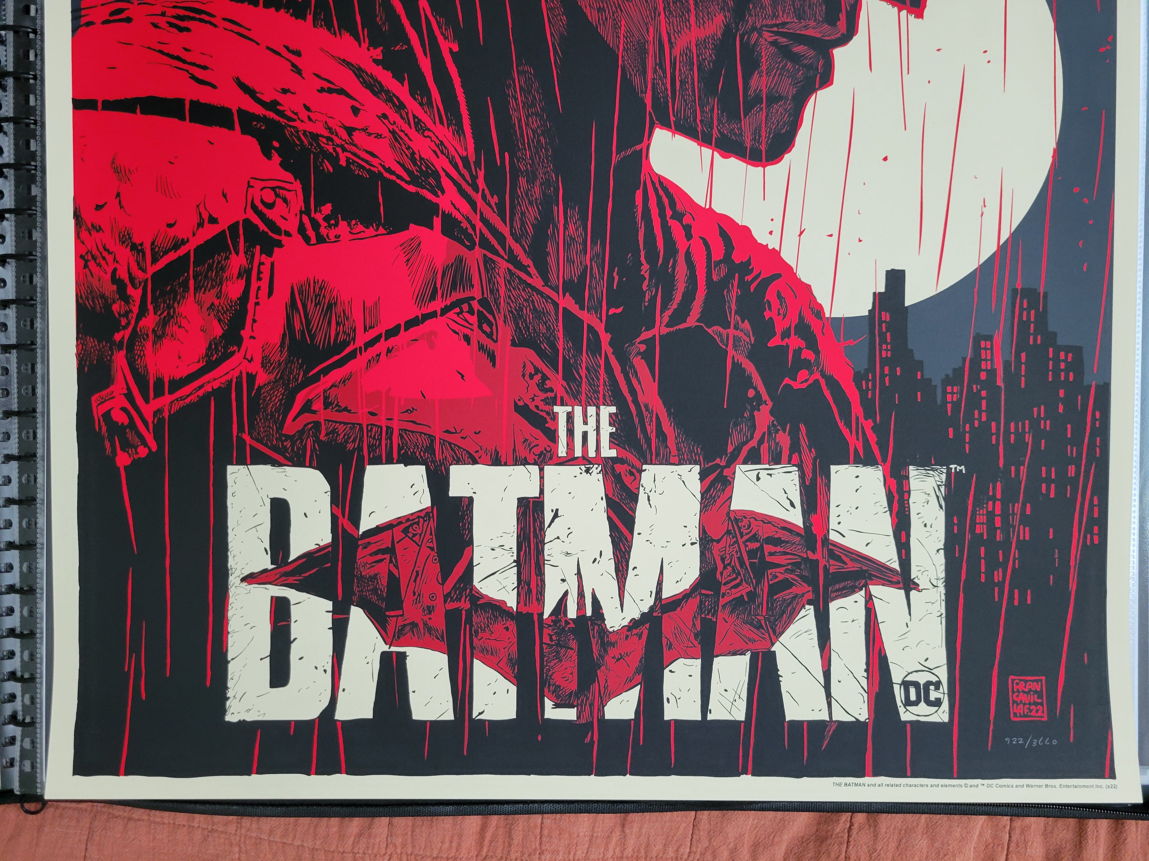 Francesco Francavilla - The Batman (Timed Edition) Poster