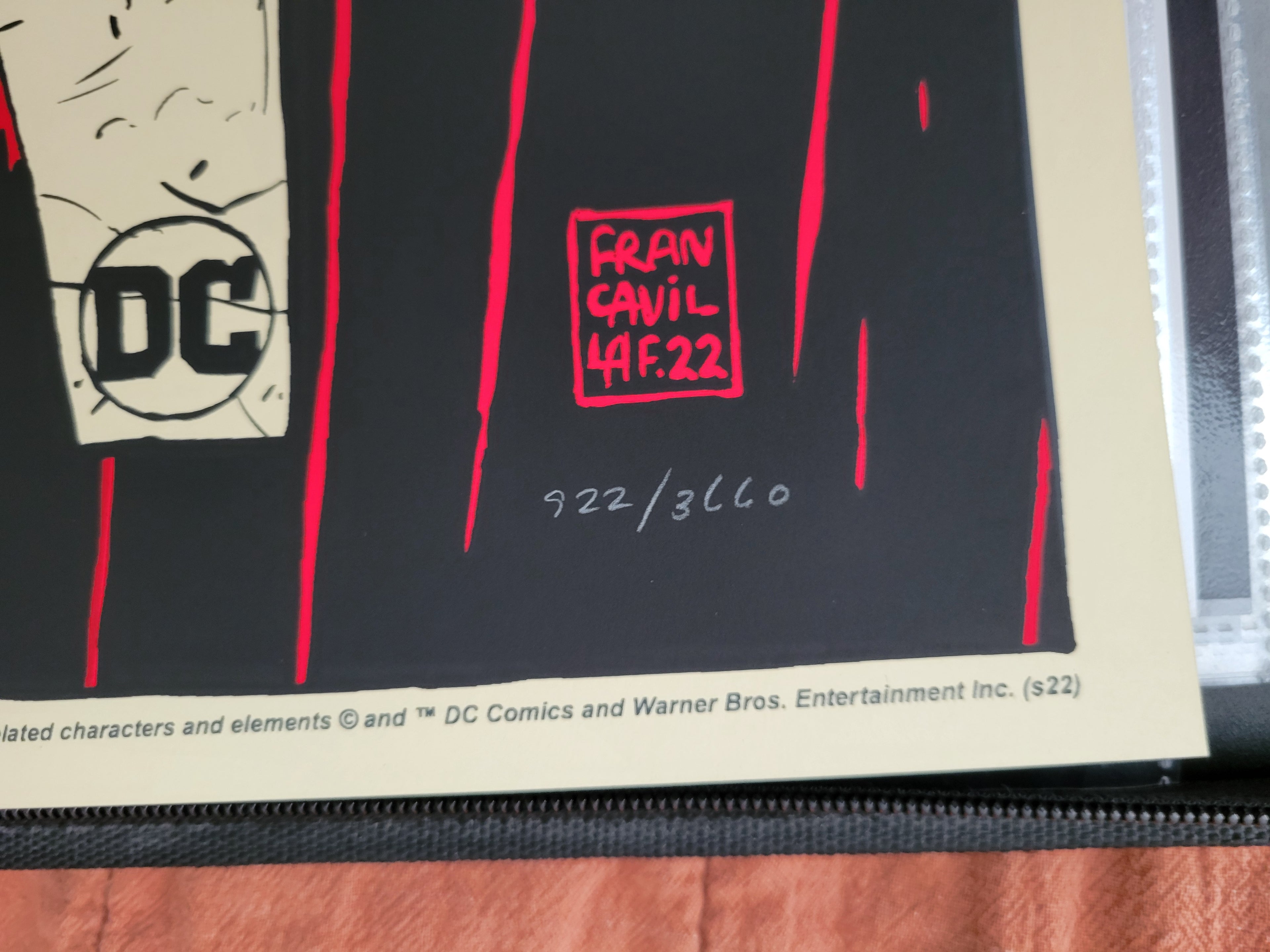 Francesco Francavilla - The Batman (Timed Edition) Poster